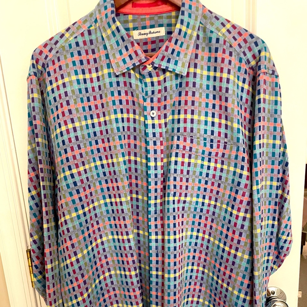Mens XL Tommy Bahama button down